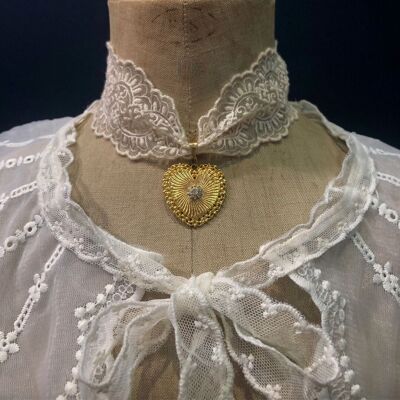 Collar Rosaline - Gargantilla de encaje
