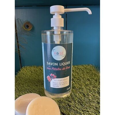 Liquid soap with rose petals 750 ml