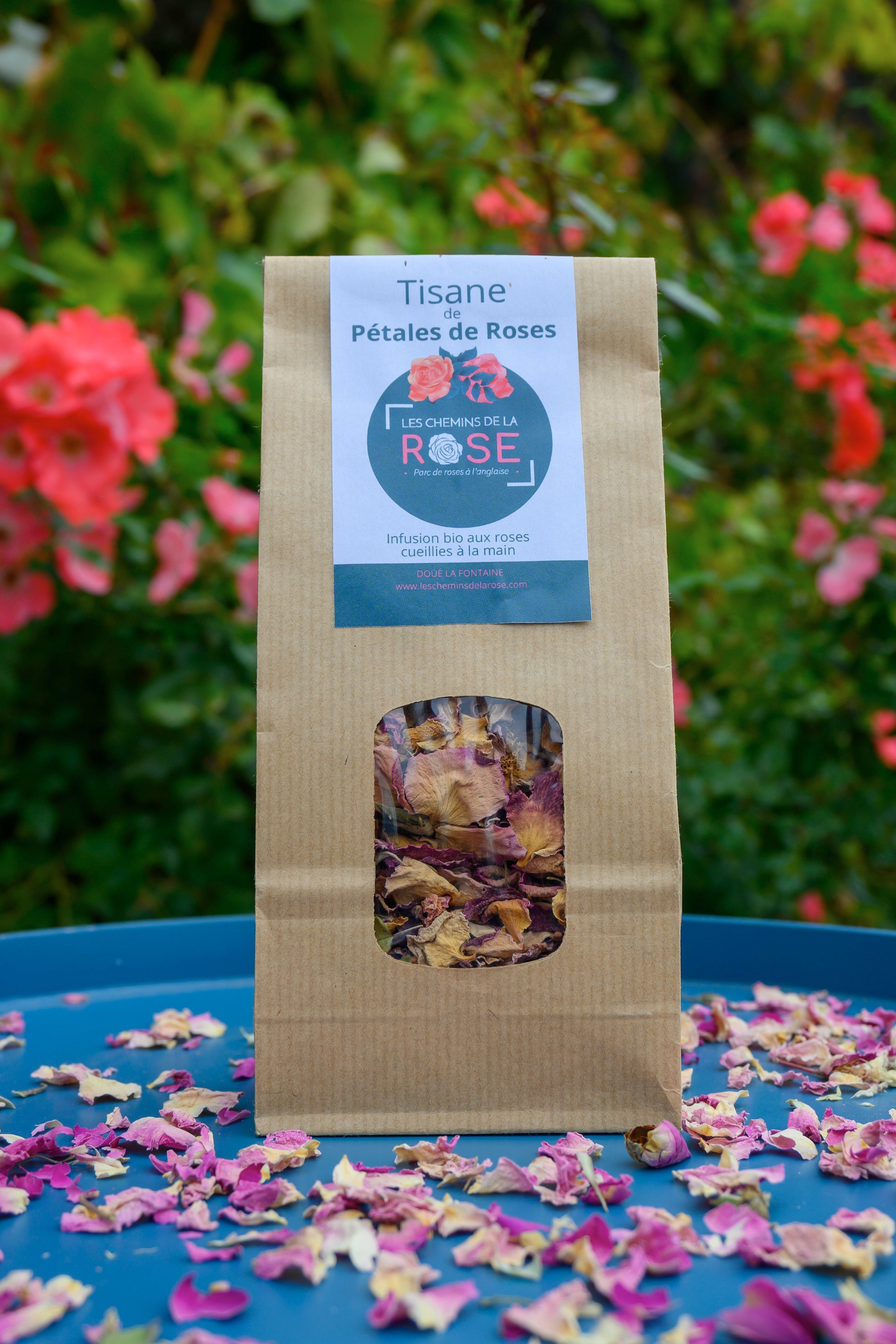 Bio-Kräutertee aus Gallica Officinalis-Rosenblättern