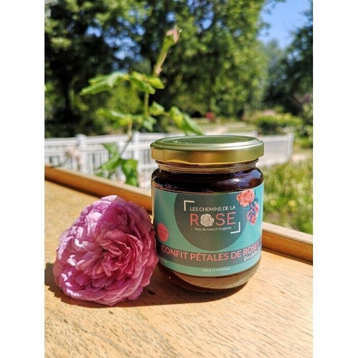 Kandierte Bio-Rosenblätter Gallica Officinalis