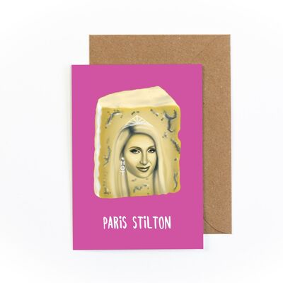 Tarjeta de felicitación de París Stilton