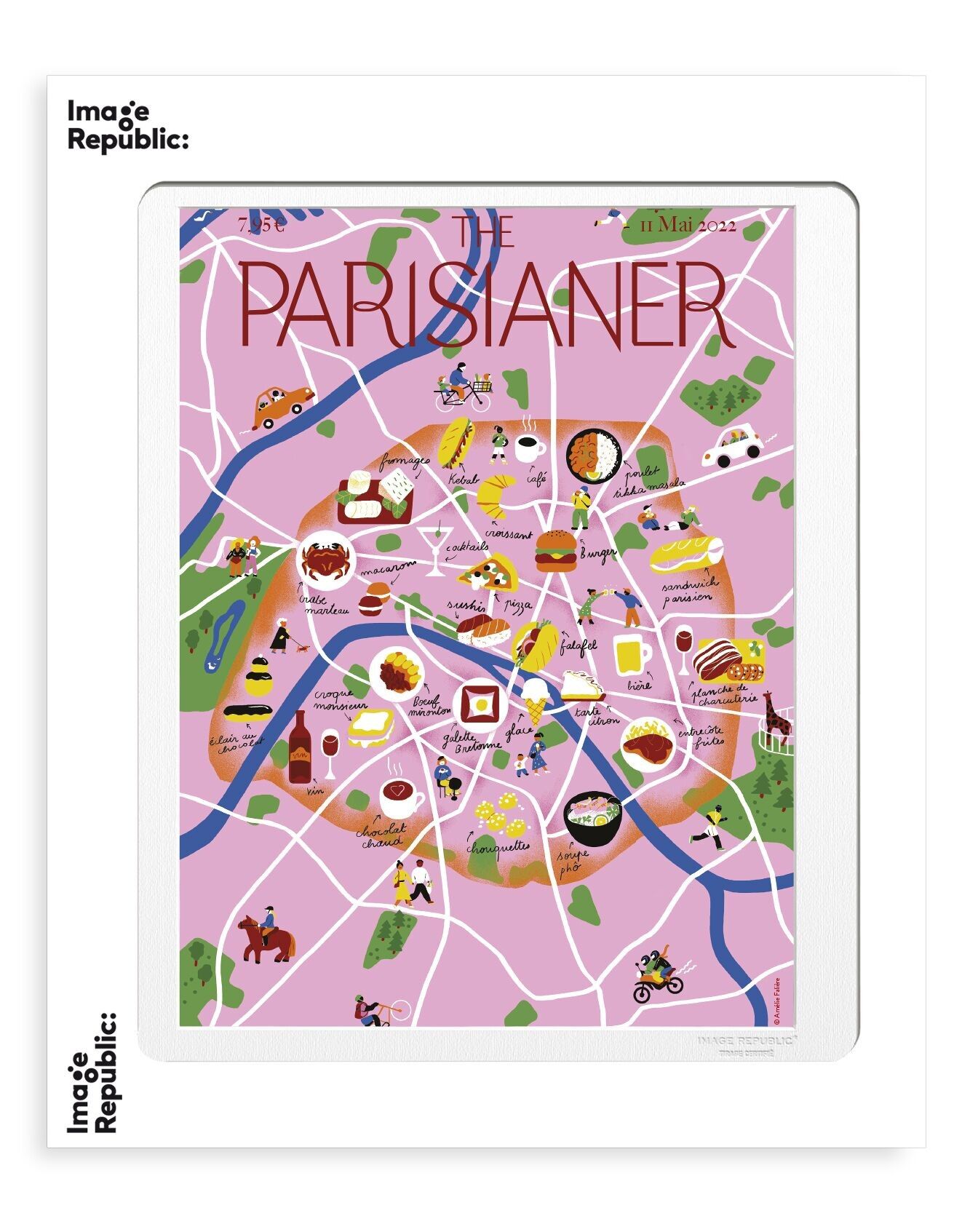 POSTER 30x40 cm IL PARISIANER N72 FALIERE