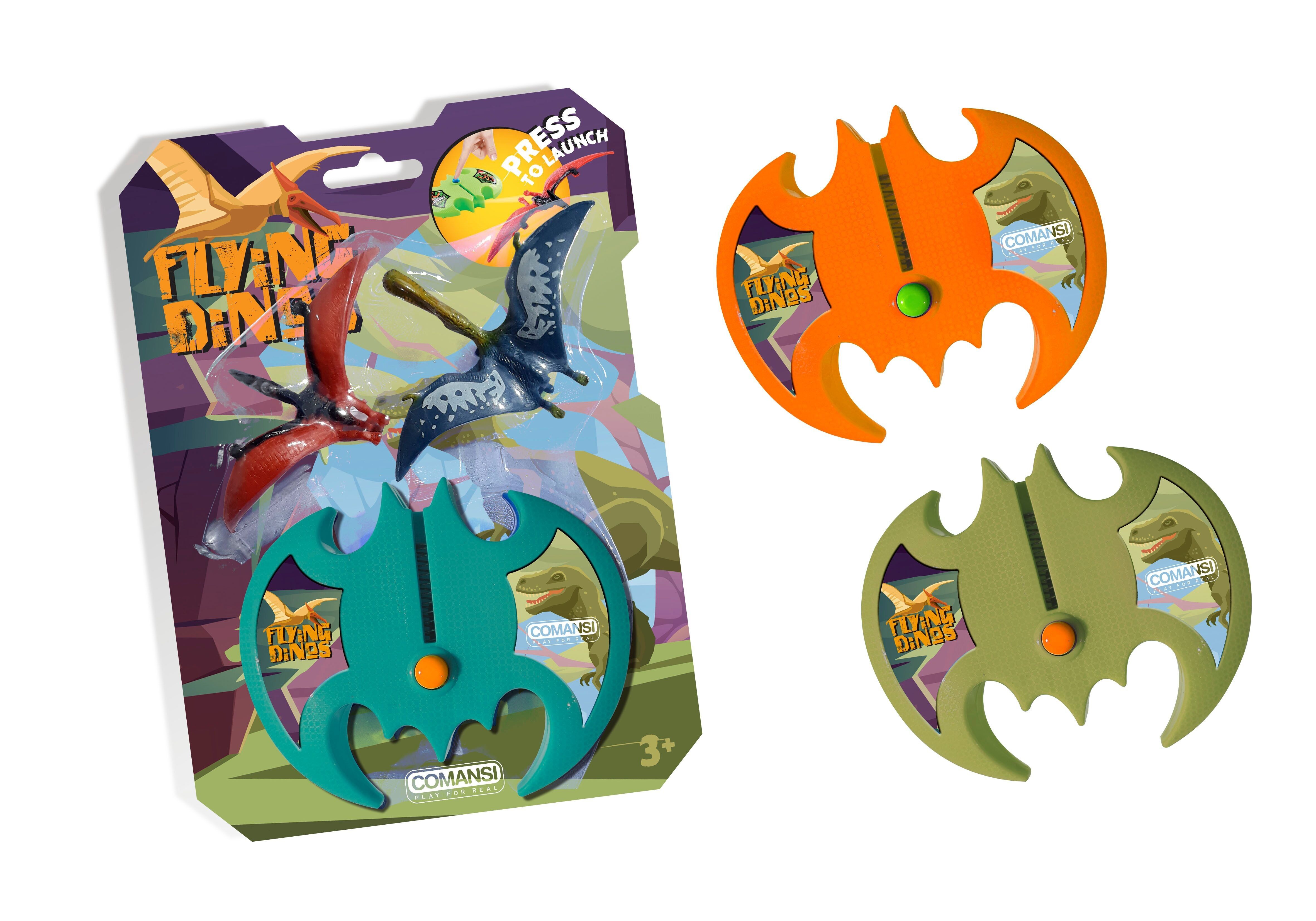 Fliegende Dinos – Blister – Comansi Outdoor-Kinderspielzeug
