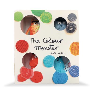 Das Farbmonster-Sammlungsset mit Mehrfarben (4 Figuren) – Comansi Die Farbmonster-Spielzeugfigur