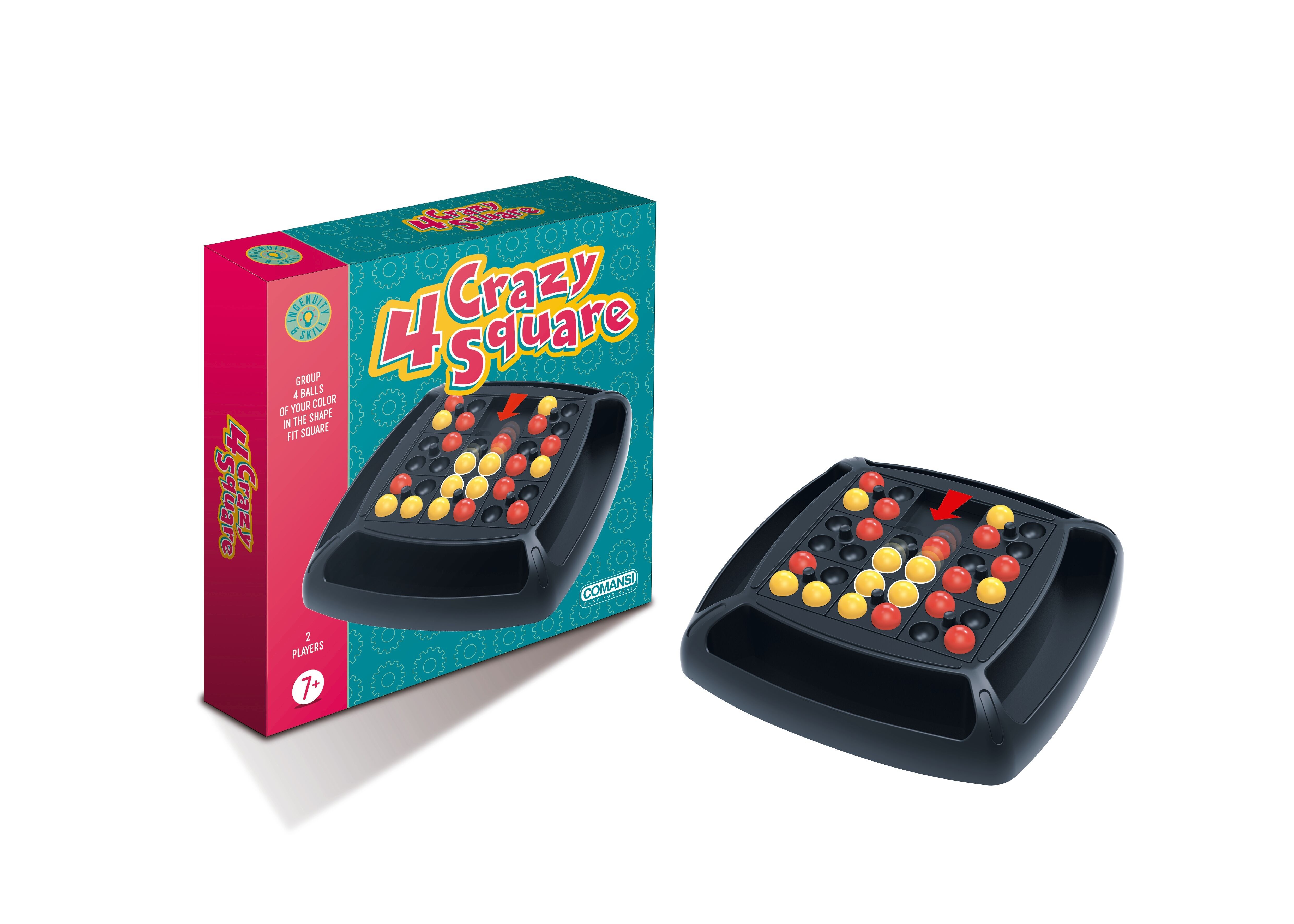 Crazy 4 Square - Kinderspielzeug Comansi Skill and Ingenuity