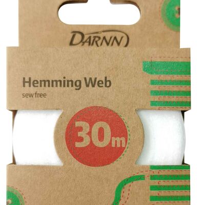 HEMMING WEB IRON ON ROLL 30 metros, Iron On Hemming Web 30 metros, Sin costura Hemming Web Roll, Rollo adhesivo de tela, Tela Fusing Iron On Tape