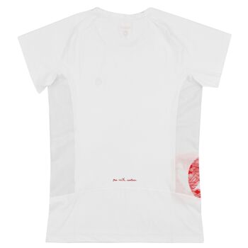 Teeshirt Technique Femme TEETREK - Blanc - M 4