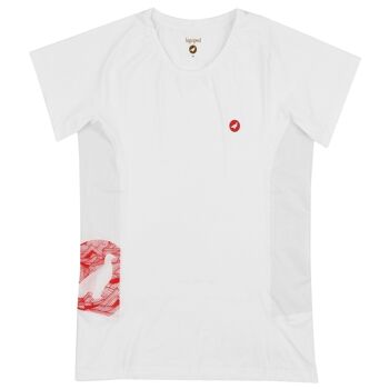 Teeshirt Technique Femme TEETREK - Blanc - L 1