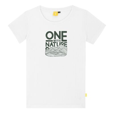 Teeshirt Femme TEEREC ONE LINE - Blanc - S