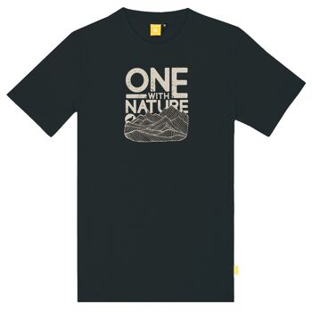 Teeshirt Homme TEEREC ONE LINE - Cachou - M