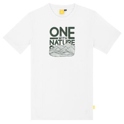 Teeshirt Homme TEEREC ONE LINE - Blanc - S