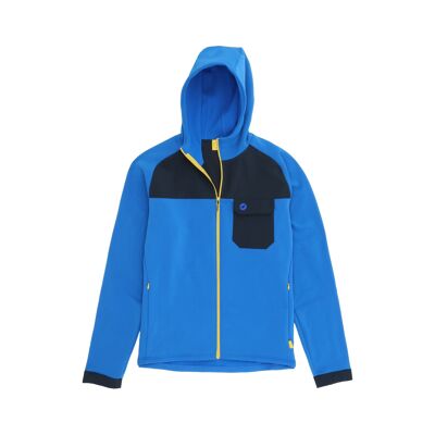 Polaire à capuche Homme HOODEECE - Bleu Roi - L