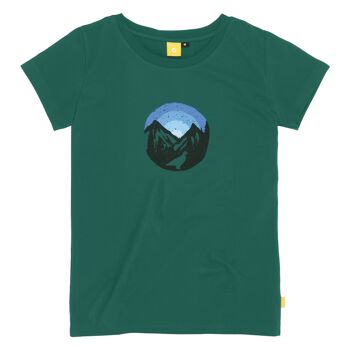 Teeshirt Femme TEEREC MOUNT1 - Verde - S 1
