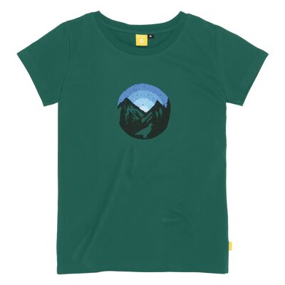 Teeshirt Femme TEEREC MOUNT1 - Verde - L
