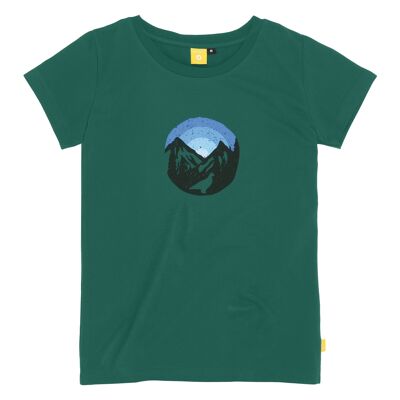 Teeshirt Femme TEEREC MOUNT1 - Verde - XL