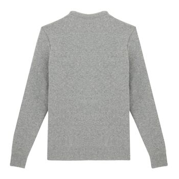 Pull Laine recyclée SNEJNI BARS Unisexe - Gris clair - S 3