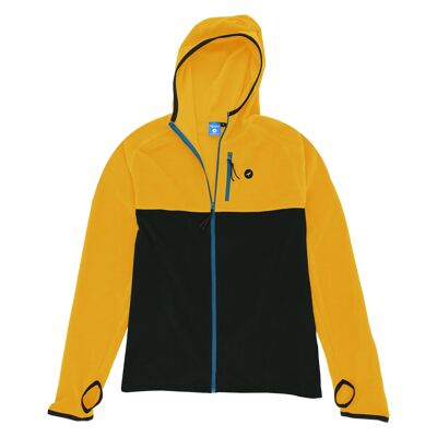 Polaire technique Montagne unisexe PHANTOM HOODIE - Soleil - XS