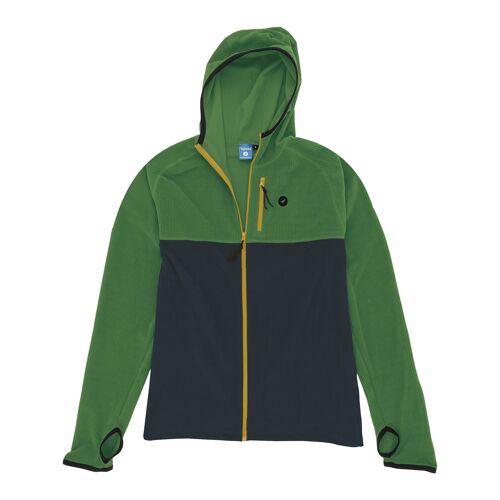 Polaire technique Montagne unisexe PHANTOM HOODIE - Vert Gazon - S