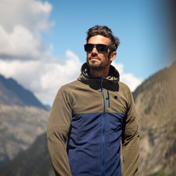 Polaire technique Montagne unisexe PHANTOM HOODIE - Kaki - M 2