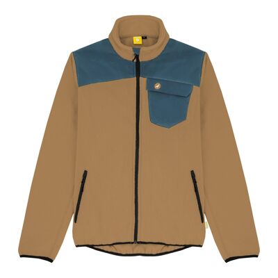 Polaire Montagne Homme RYPA - Camel Sarcelle - S