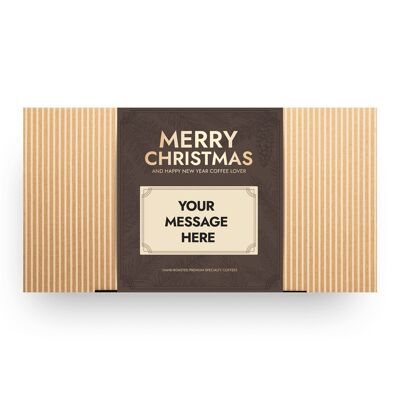 ESPECIALIDAD DE CAFé EN GRANO NAVIDAD CAJA DE REGALO PERSONALIZADO