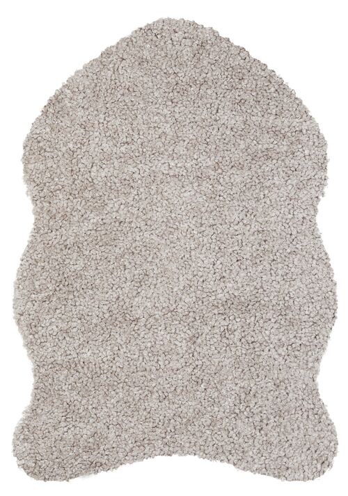 Sheepskin rug imitation Lumme - Sand