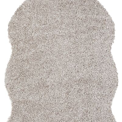 Sheepskin rug imitation Lumme - Sand