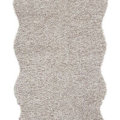 Grande tappeto in pelle di pecora imitazione Lumme - Sabbia