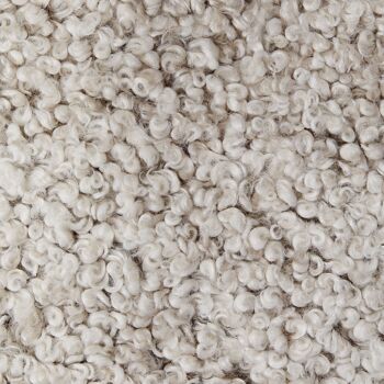 Coussin en peau de mouton imitation Lumme - Sable 3