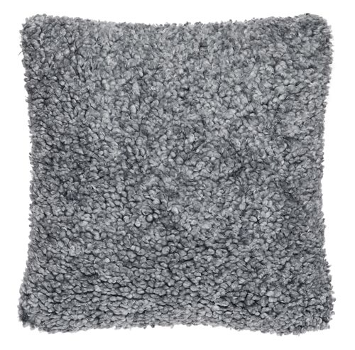 Sheepskin cushion imitation Lumme - Stone