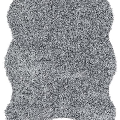 Sheepskin rug imitation Lumme - Stone