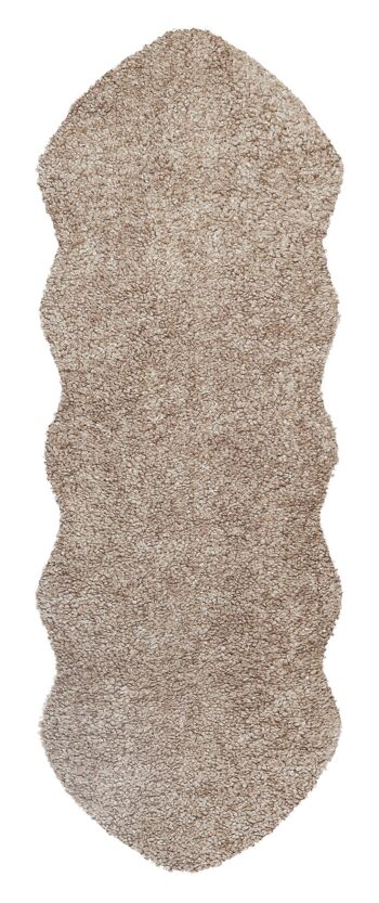 Été - Grand tapis en peau de mouton imitation Lumme - Toffee 2