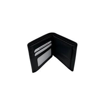 PORTE FEUILLE CUIR GRAINE NATHAN NOIR 4