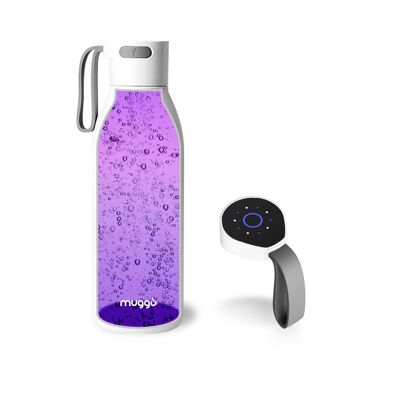 Bottiglia termica igienica autopulente Muggo Pure UV Bianca