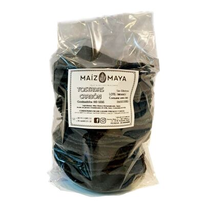 Schwarze Maistostadas 12 cm (20 Stück) - Maiz Maya - 225 g