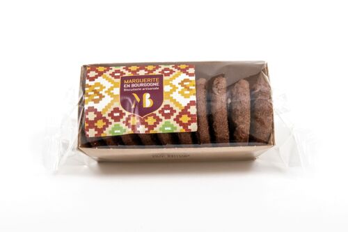 Biscuits Bio Chocolat Ecorces d'Oranges - Barquette individuelle de 65g