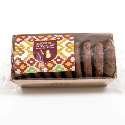 Galletas de Chocolate y Piel de Naranja Ecológicas - Bandeja individual de 65g