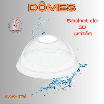 Dôme Shaker Bubble tea 400ml sachet de 50 unités 4