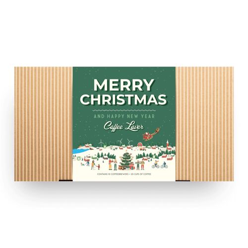 MERRY CHRISTMAS SNOW COFFEE GIFT BOX