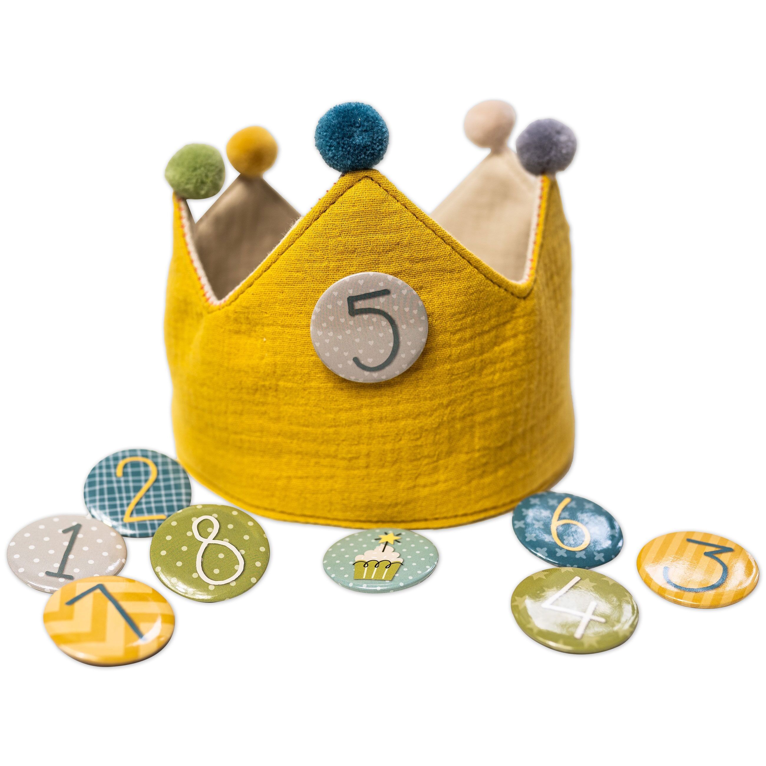 Mousseline Couronne Anniversaire - Amarillo - Set 10