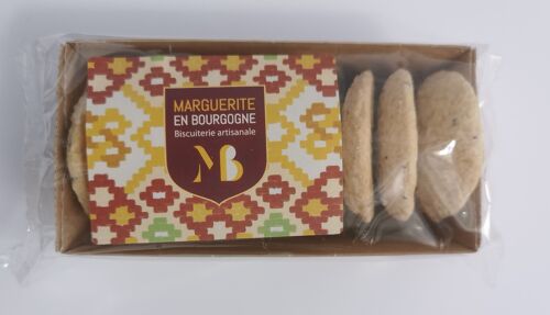 Biscuits Bio Citron Orange douce - Barquette individuelle de 65g