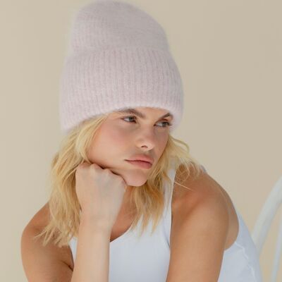Il berretto in alpaca - rosa pallido - AW23