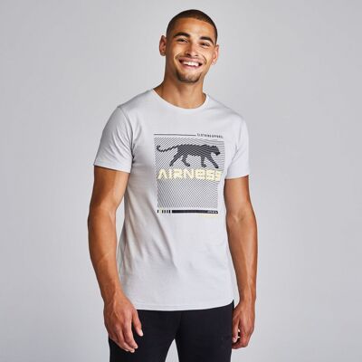 HERREN-T-Shirt „AIRNESS IMPRINT“ in GRAU