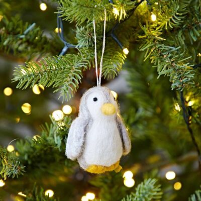 Felt Penguin Christmas Decoration