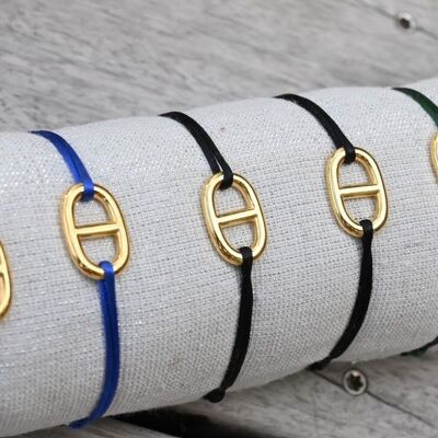 Set di 10 braccialetti dai colori invernali, ciondolo a tua scelta