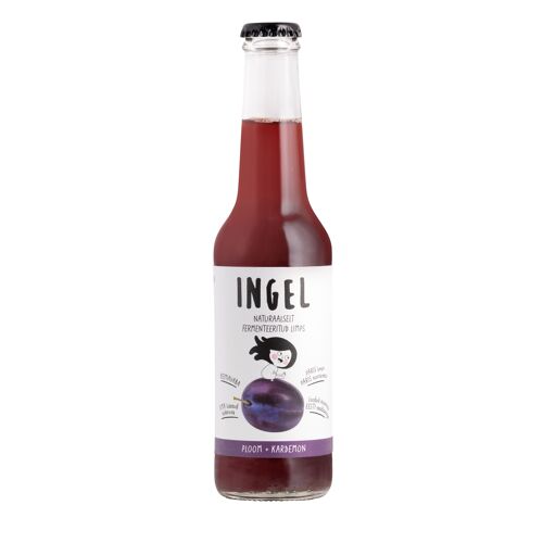 Ingel Naturally Fermented Plum-Cardamom Soda 275ml (12 bottles)