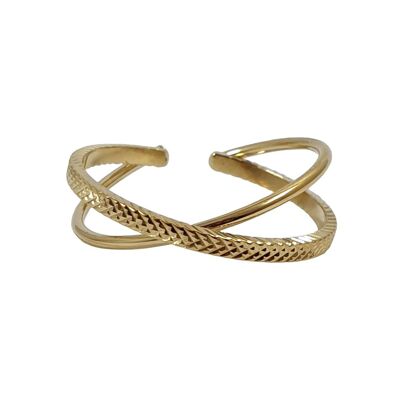 Gold plated Sally ring