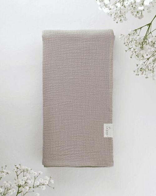 TISU muslin swaddle, Sand