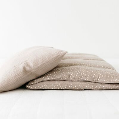 TISU duvet cover, Beige Dot