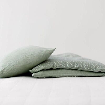 TISU duvet cover, Mint Dot